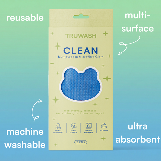 SuperDuper Scrub Cloths 2 Pack - Dual-Action Cleaning Cloths