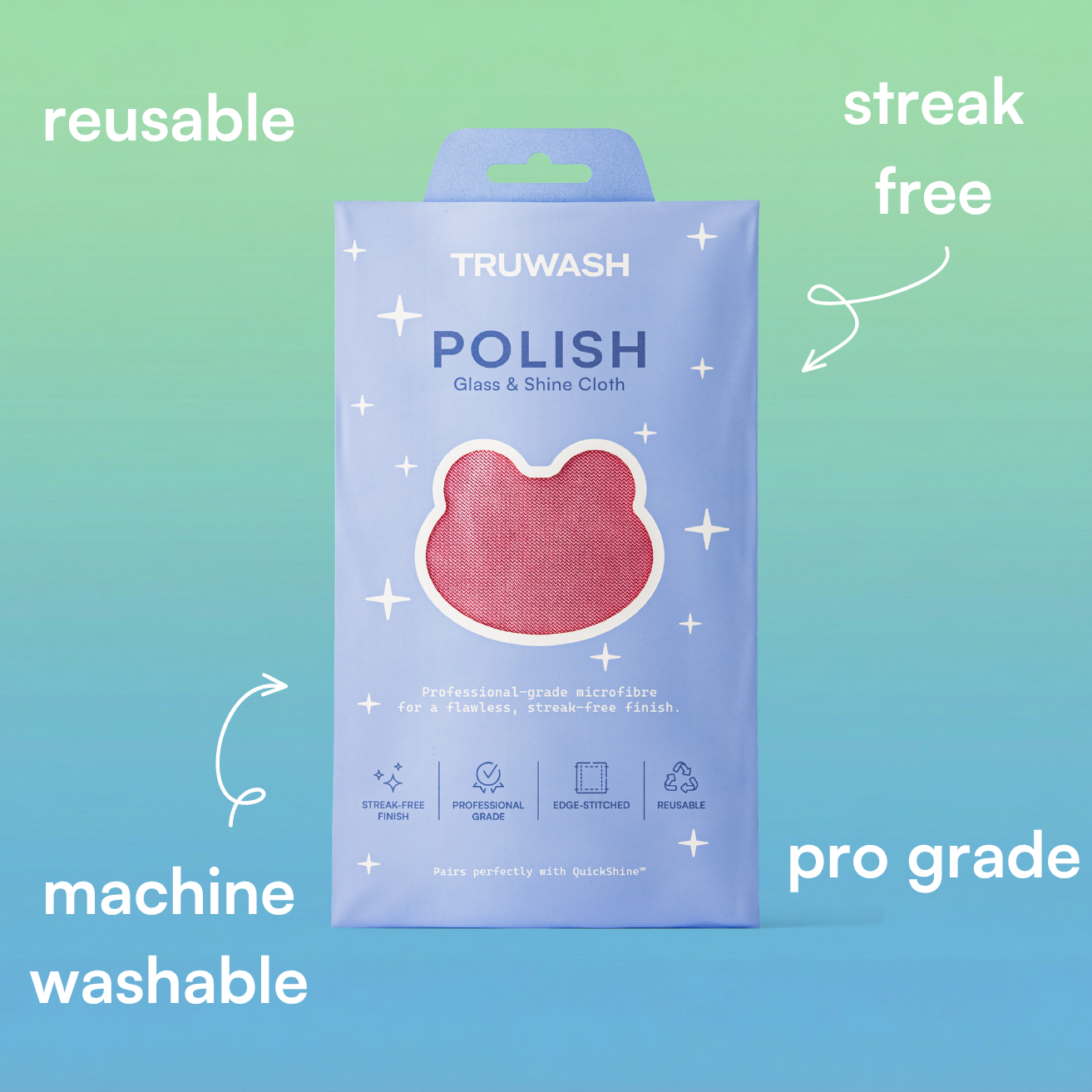 Professional Polishing Cloth - Premium Microfiber for Streak-Free Shine