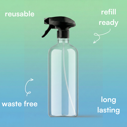 Reusable Spray Bottle - Refillable & Recyclable