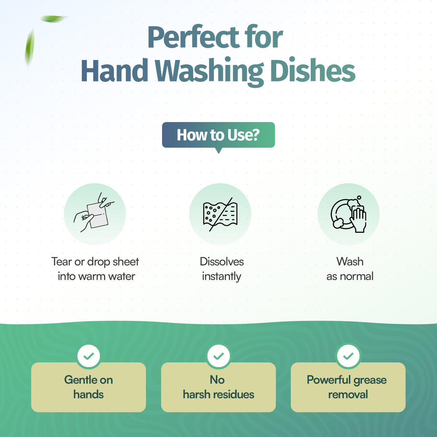 FreshRinse Eco-Friendly Dishwasher Sheets - 60 Loads