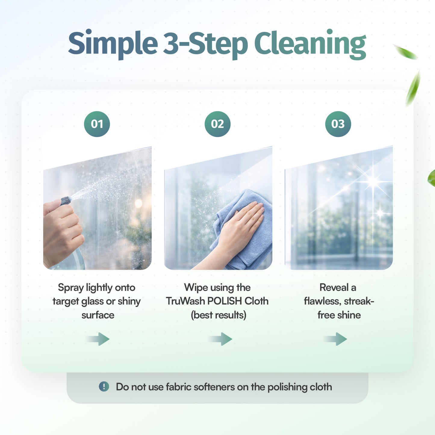 12x Quickshine Refill Cans - Chemical-Free Streak-Free Cleaner