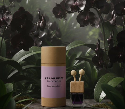 Personalised Car Diffuser (Black Orchid)