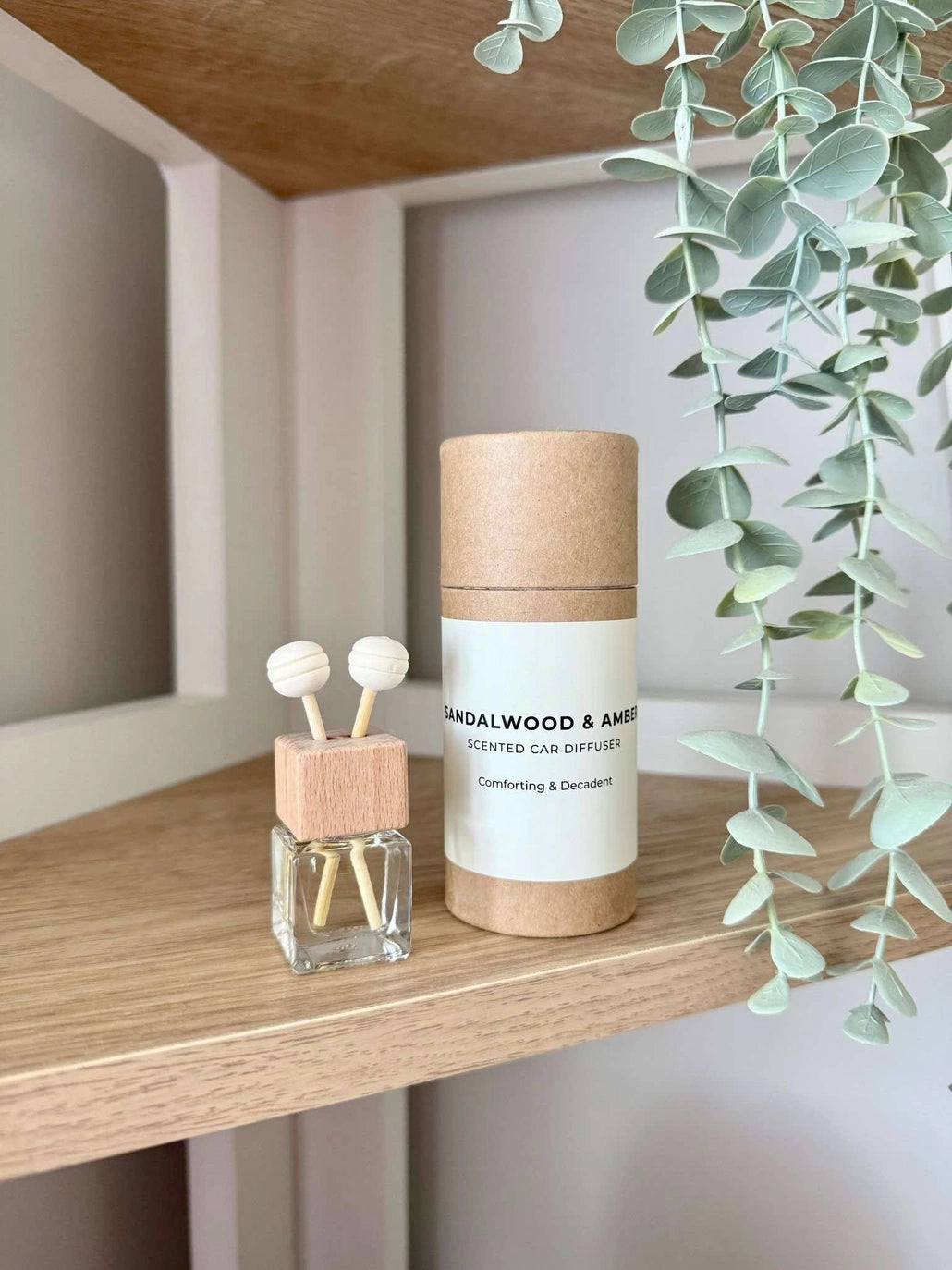 Personalised Car Diffuser (Sandalwood & Amber)