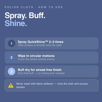 Professional Polishing Cloth - Premium Microfiber for Streak-Free Shine