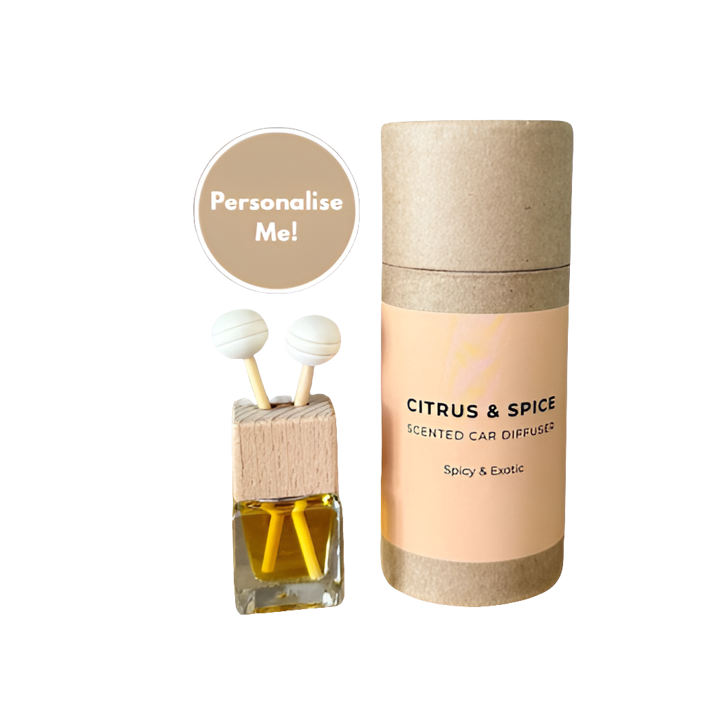 Personalised Car Diffuser (Citrus & Spice)