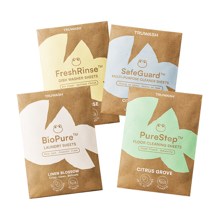 BioPure, FreshRinse, PureStep and SafeGuard sheet packs