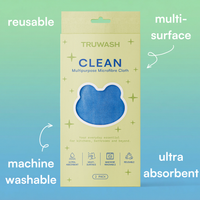 SuperDuper Scrub Cloths 2 Pack - Dual-Action Cleaning Cloths