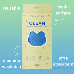 SuperDuper Scrub Cloths 2 Pack - Dual-Action Cleaning Cloths