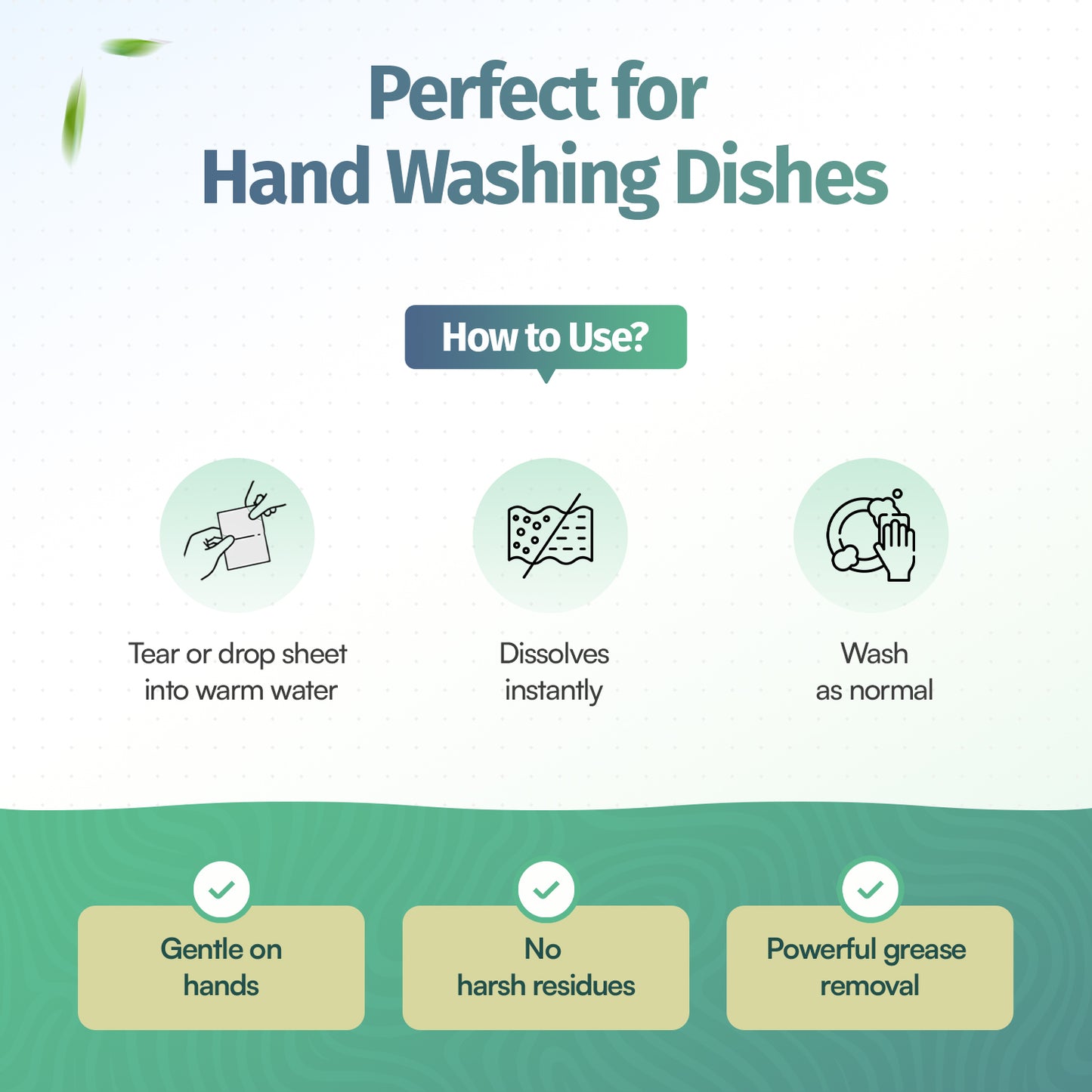 FreshRinse Eco-Friendly Dishwasher Sheets - 60 Loads