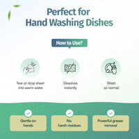 FreshRinse Eco-Friendly Dishwasher Sheets - 60 Loads