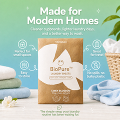 BioPure Eco-Friendly Laundry Sheets - Up To 60 Washes