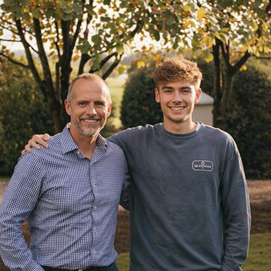 Tim and Joel Anderson, the father-and-son team behind TruWash