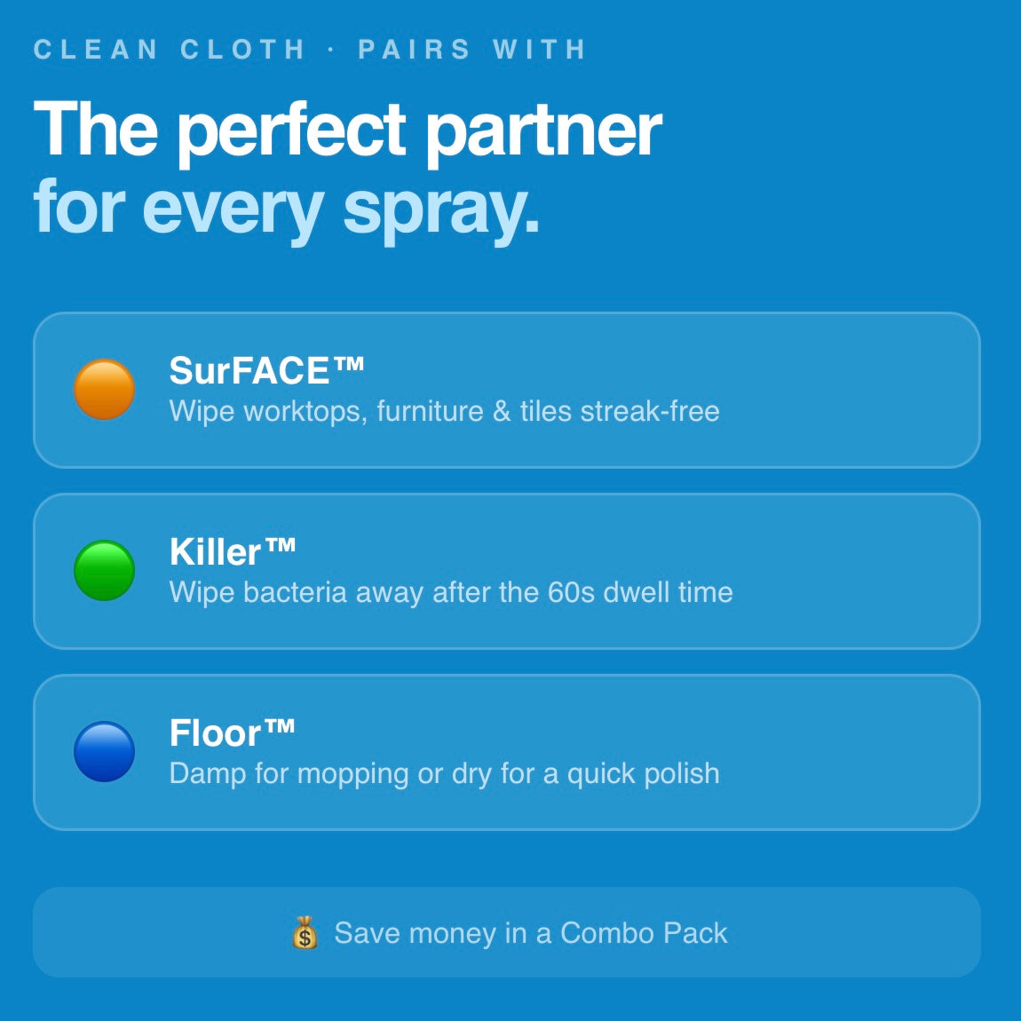 SuperDuper Scrub Cloths 2 Pack - Dual-Action Cleaning Cloths