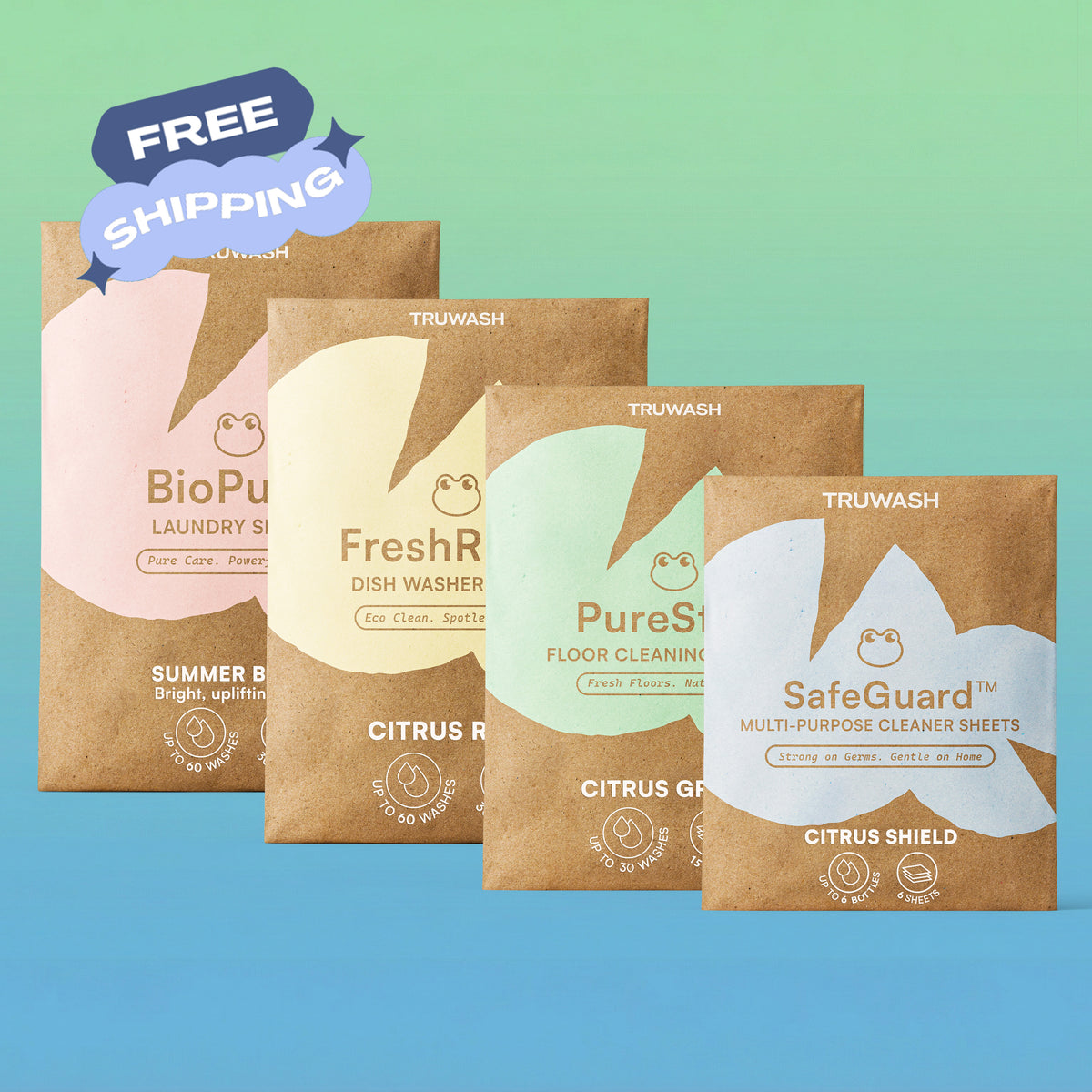 Meet The Sheets - Complete Eco Cleaning Sheets Bundle