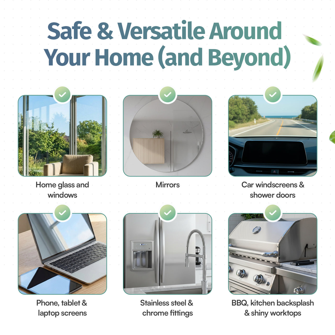 QuickShine Glass & Shiny Stuff Cleaner - 750ml