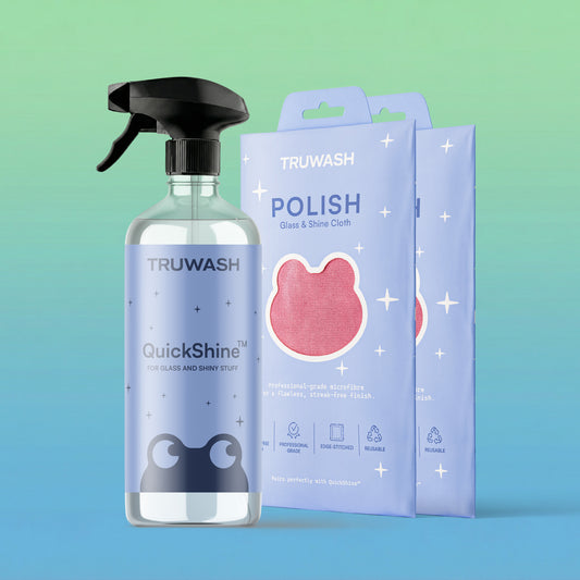QuickShine Starter Pack - 750ml + 2 Polishing Cloths
