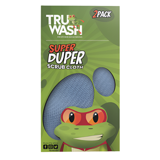 TruWASH (2 PACK) SuperDuper Scrub Cloths