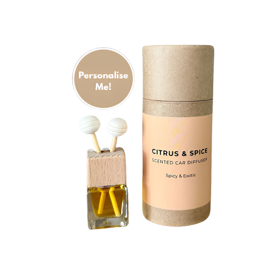 Personalised Car Diffuser (Citrus & Spice)