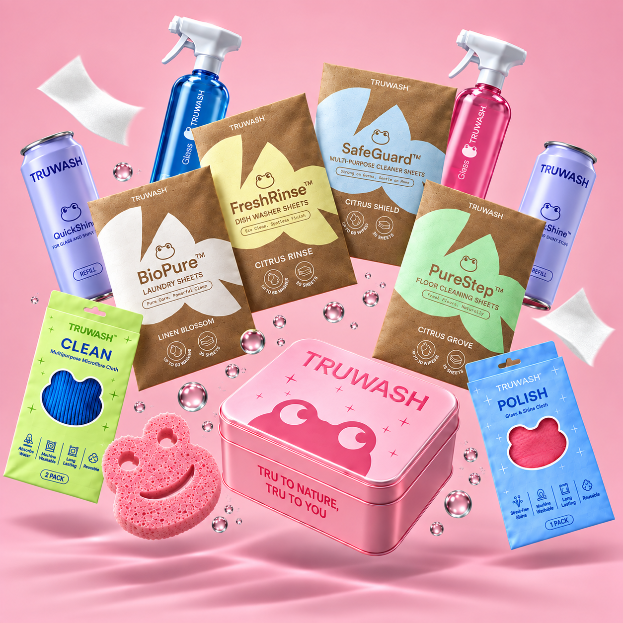 Tru-Starter Deluxe: BioPure, FreshRinse, PureStep and SafeGuard with first-box accessories