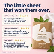 Verified BioPure reviews addressing cleaning doubts, clutter and ease of use